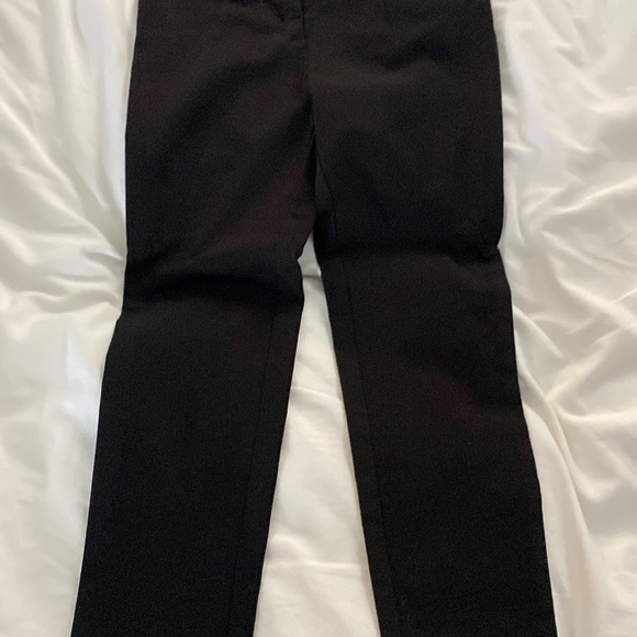 Black school pants for kids (skinny-wide leg pants) - Picture 2 of 4